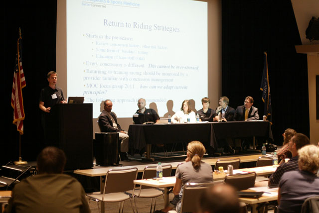 Jason Brayley, MD Presents as part of the 2011 Medicine of Cycling Concussion Panel discussion
